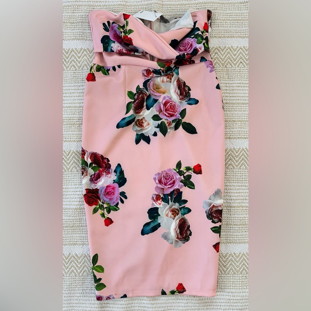 Pink Floral Dress